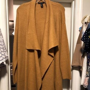Drape front coat/cardigan